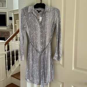 Trendy Snakeskin print dress